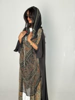 عباية الحرير الأسود 6