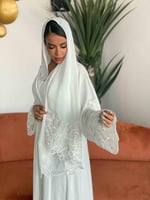 عباية سومة ابيض