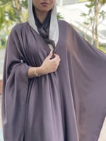 بشت حرير بني غامق