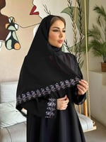 عباية طبعة الورود