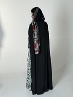 عباية الحرير الابيض