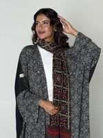 عباية الحرير الاسود 4