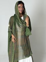 عباية الحرير الأخضر 6