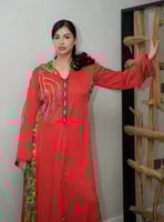 جلابة مغربي أحمر