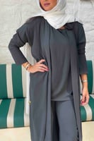 طقم رمادي 4 قطع