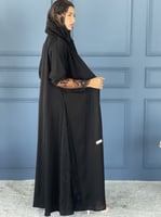 عباية دانتيل -اسود