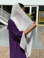 عبايه موف بكم مشجر