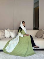 عباية هيبة خضراء