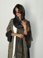 عباية الحرير الأسود 6