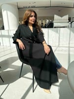 عباية بليزر اسود