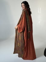 عباية الحرير البرتقالي ١