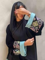 عباية قطيفة روعة تيفاني