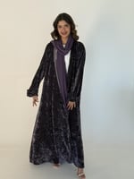 عباية مخمل موف