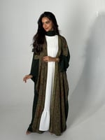 عباية الحرير الأخضر 7