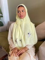 طرحة الطيور المهاجره - ليموني