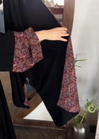 عباية شتوي كشميري طرحه دبل فيس جهتين