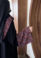 عباية شتوي كشميري طرحه دبل فيس جهتين