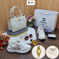 طقم شنطه نسائي ماركة شانيل