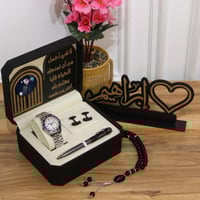 هدايا رجاليه طقم ساعه بالاسم