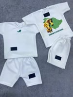 طقم تيشرت وشرت اليوم الوطني