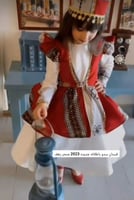 فستان سدو احمر مع كاب