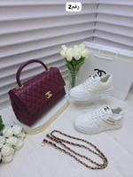 طقم شنطة ماركة شانيل