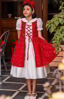 فستان بناتي شالكي مع رابطة الشعر مجانا