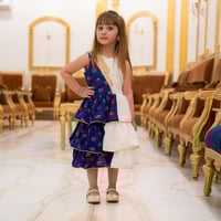 فستان بناتي شالكي طبقات