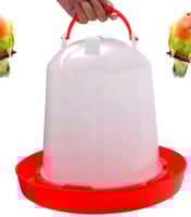 مشربية طيور نافورة للحمام والببغاوات للتربية المنز...