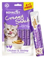 روياليست مكافآت قطط كريمية نكهة الدجاج والجمبري ‏R...