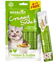 روياليست مكافآت قطط كريمية نكهة الدجاج والمحار ‏Ro...