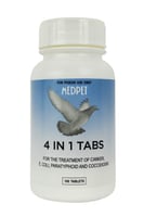 أقراص MEDPET 4 IN 1 — علاج شامل لأمراض الحمام MEDP...