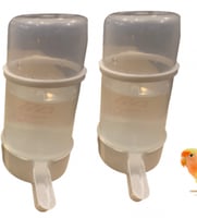 مشربية طيور تعبئة ذاتية للببغاوات وطيور الزينة بجم...