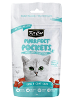 كت كات بيرفكت مكافأة قطط للعناية بالمعطف والجلد Kit Cat Purrfect Pockets Skin & Coat Care