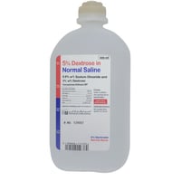 محلول الجفاف دكستروز 5% Dextrose in Normal Saline