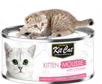 كت كات مهروس للقطط الصغيرة مع الدجاج 80غ Kit Cat K...