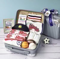 شنطة ملابس المواليد الكورة الأمريكية