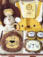 شنطة ملابس المواليد الاسد الرضيع