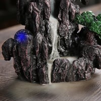 مبخرة سيراميك تدفق عكسي - شكل شلال 29مع LED