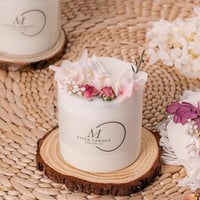 شموع الفصول الأربعة مع غطاء