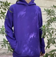 بلوفر بنفسجي اوفر سايز حسب الطلب