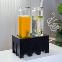 ميني طاولة تقديم أسود