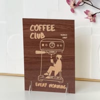 لوحة ركن القهوة