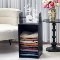 منظم سجاد ومبخرة - أسود