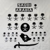 ستيكرات سيارة - 30 قطعه - أسود