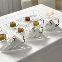 3 حامل مناديل نورتونا فضي