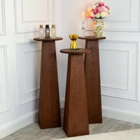 3 طاولات إستقبال خشبية