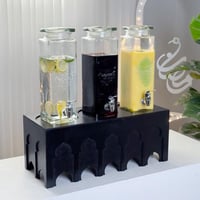 ميني طاولة تقديم أسود