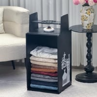 منظم سجاد ومبخرة - أسود