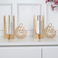 2 قطعة قاعدة فناجيل | ذهبي